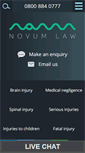 Mobile Screenshot of novumlaw.com